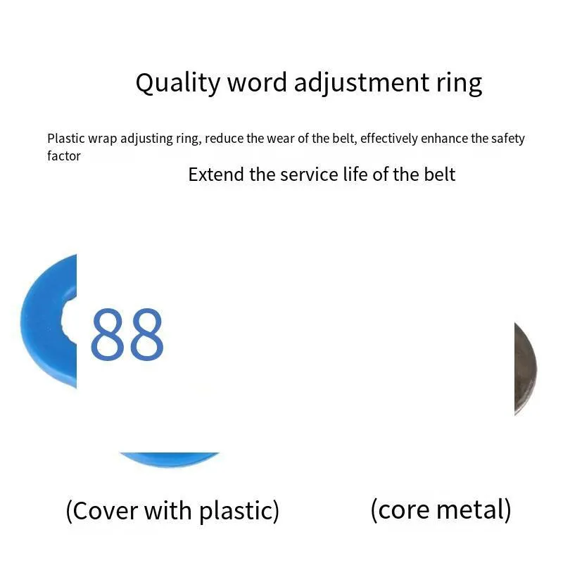1.8m Safety Rope Connecting Rope Electrical Work Safety Rope Construction Outdoor Fall Prevention Single Small Hook   Buffer Bag