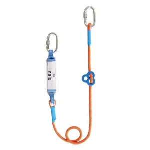 1.8m Safety Rope Connecting Rope Electrical Work Safety Rope Construction Outdoor Fall Prevention Single Small Hook   Buffer Bag