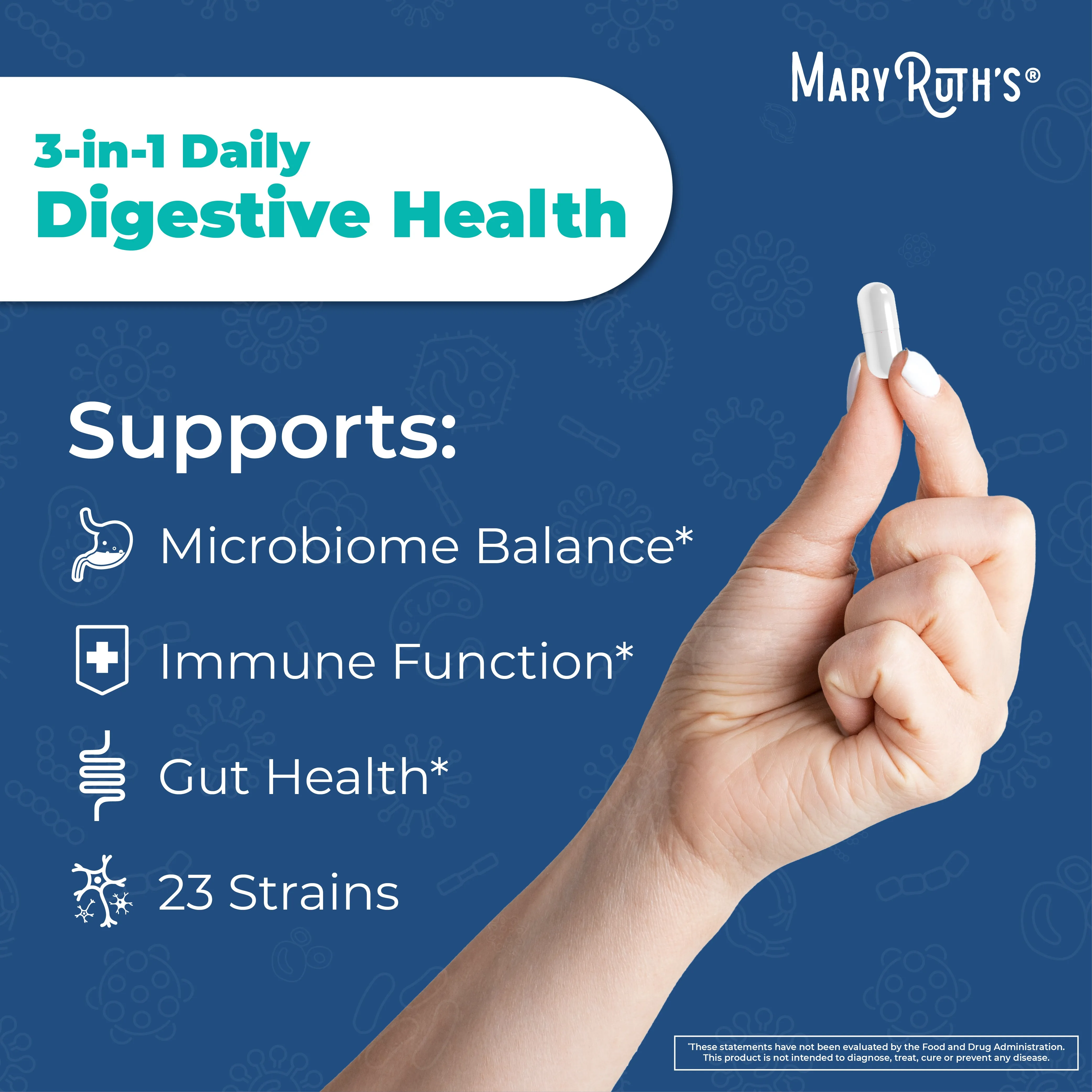3-in-1 Daily Digestive Health Capsules