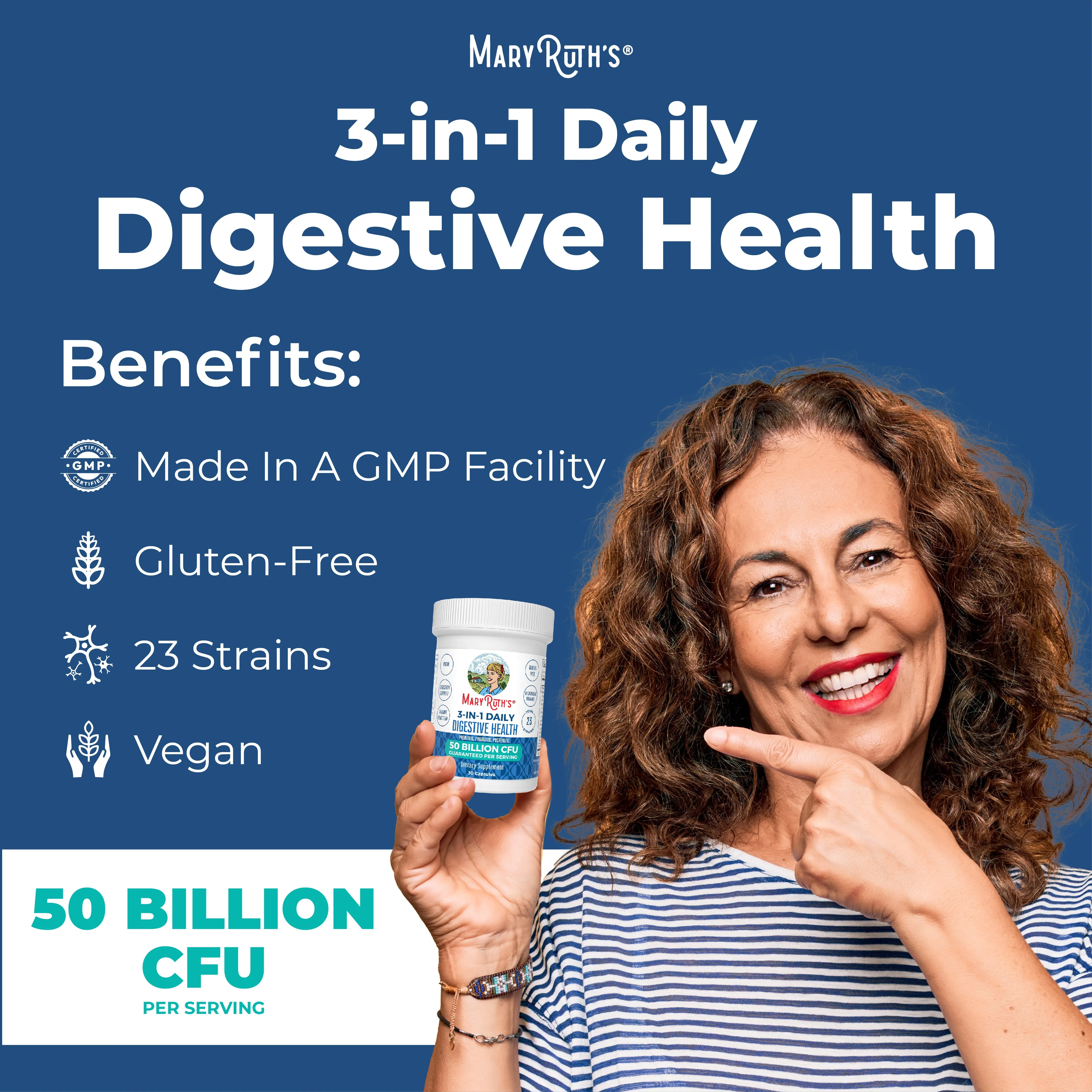 3-in-1 Daily Digestive Health Capsules