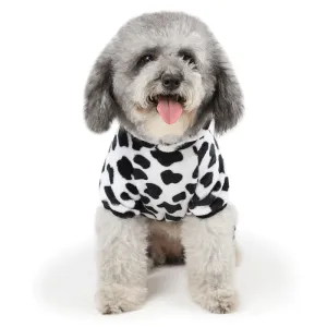 A Plus A Pets Cow Costume for Dogs and Cats (Black & White)