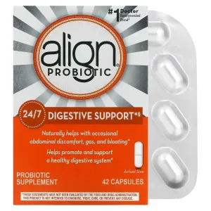 Align Probiotics Digestive Support Supplement, 42 Capsules
