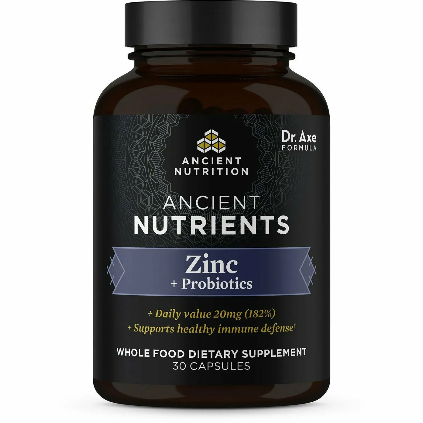 Ancient Nutrients - Zinc   Probiotics 30 Caps by Ancient Nutrition