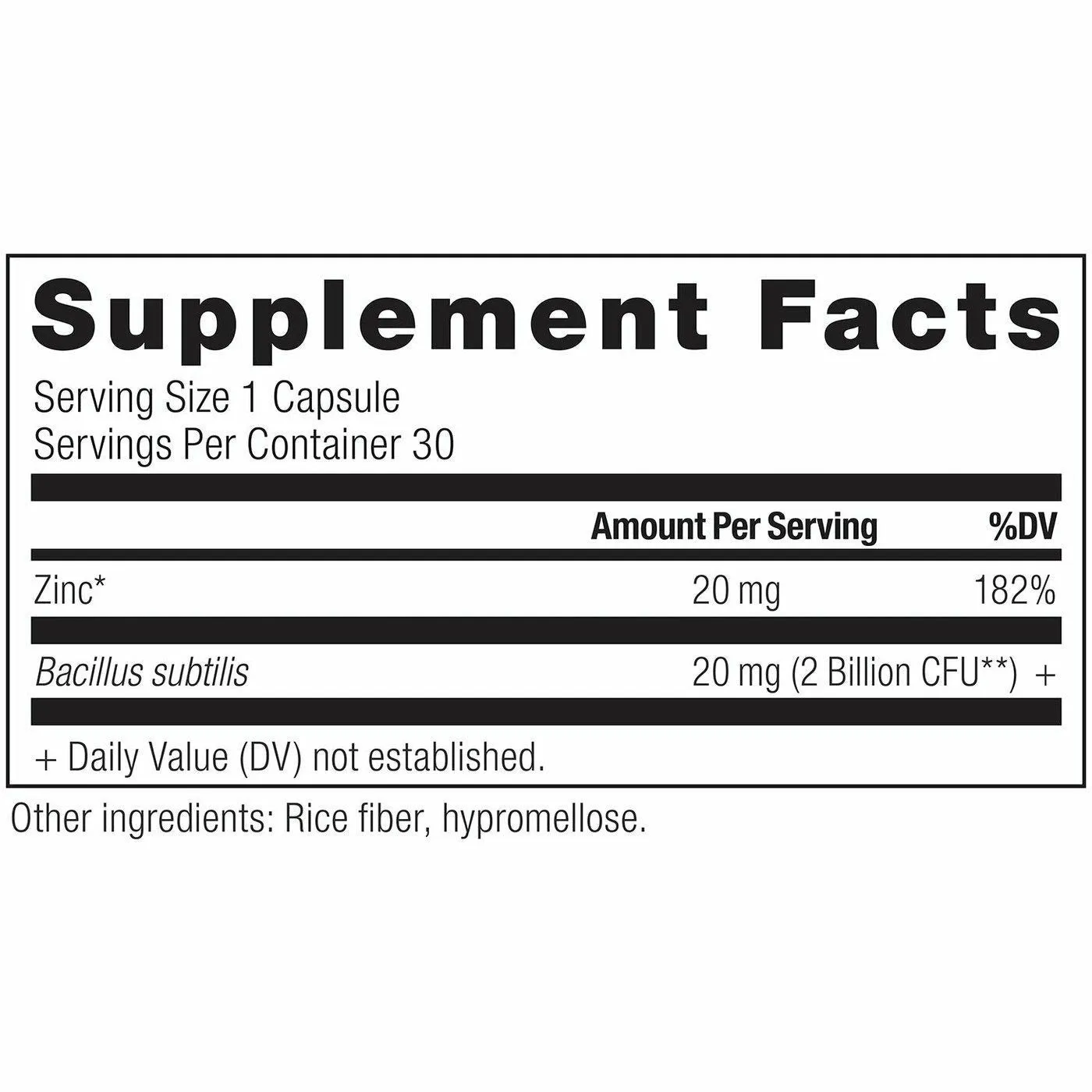 Ancient Nutrients - Zinc   Probiotics 30 Caps by Ancient Nutrition