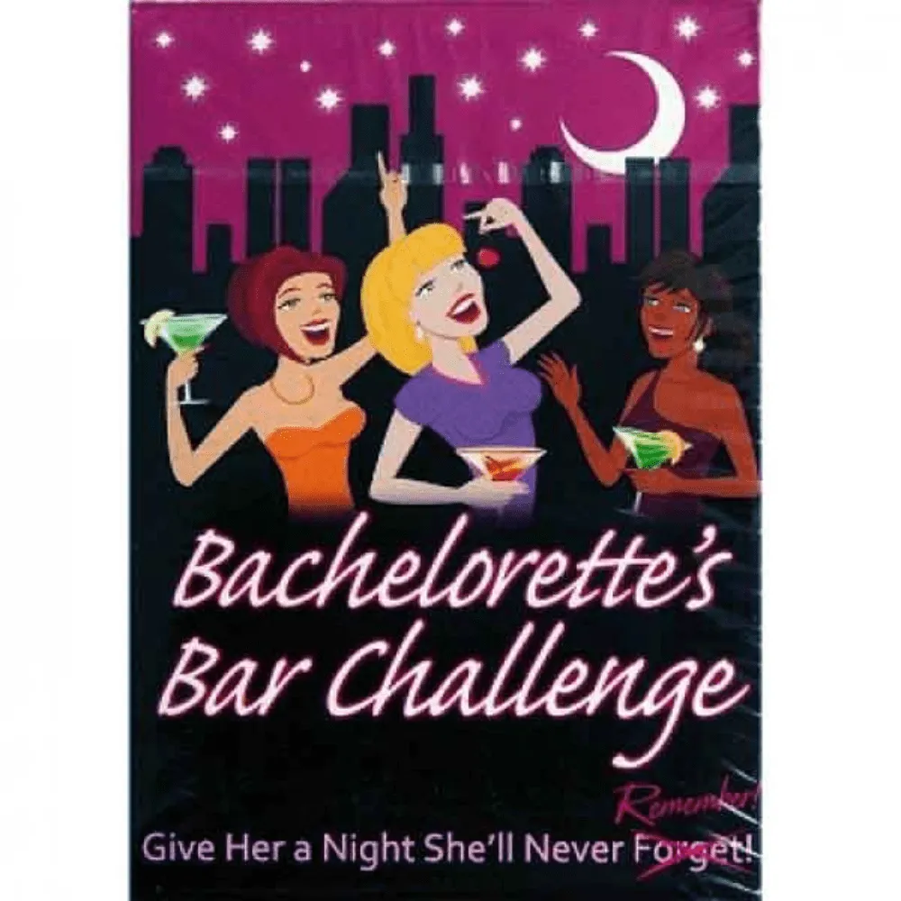 Bachelorettes Bar Challenge Cards