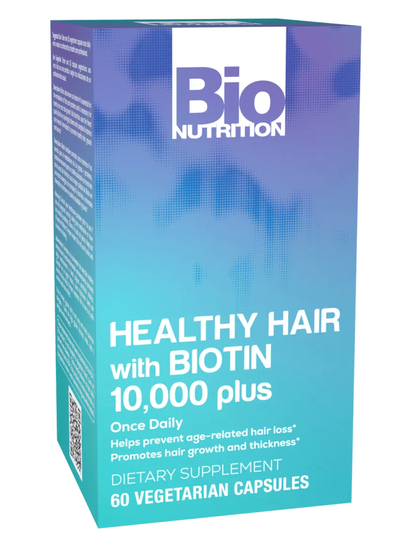 Bio Nutrition Healthy Hair Biotin Capsules 60ct