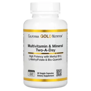 California Gold Nutrition Multivitamin, 60 Capsules