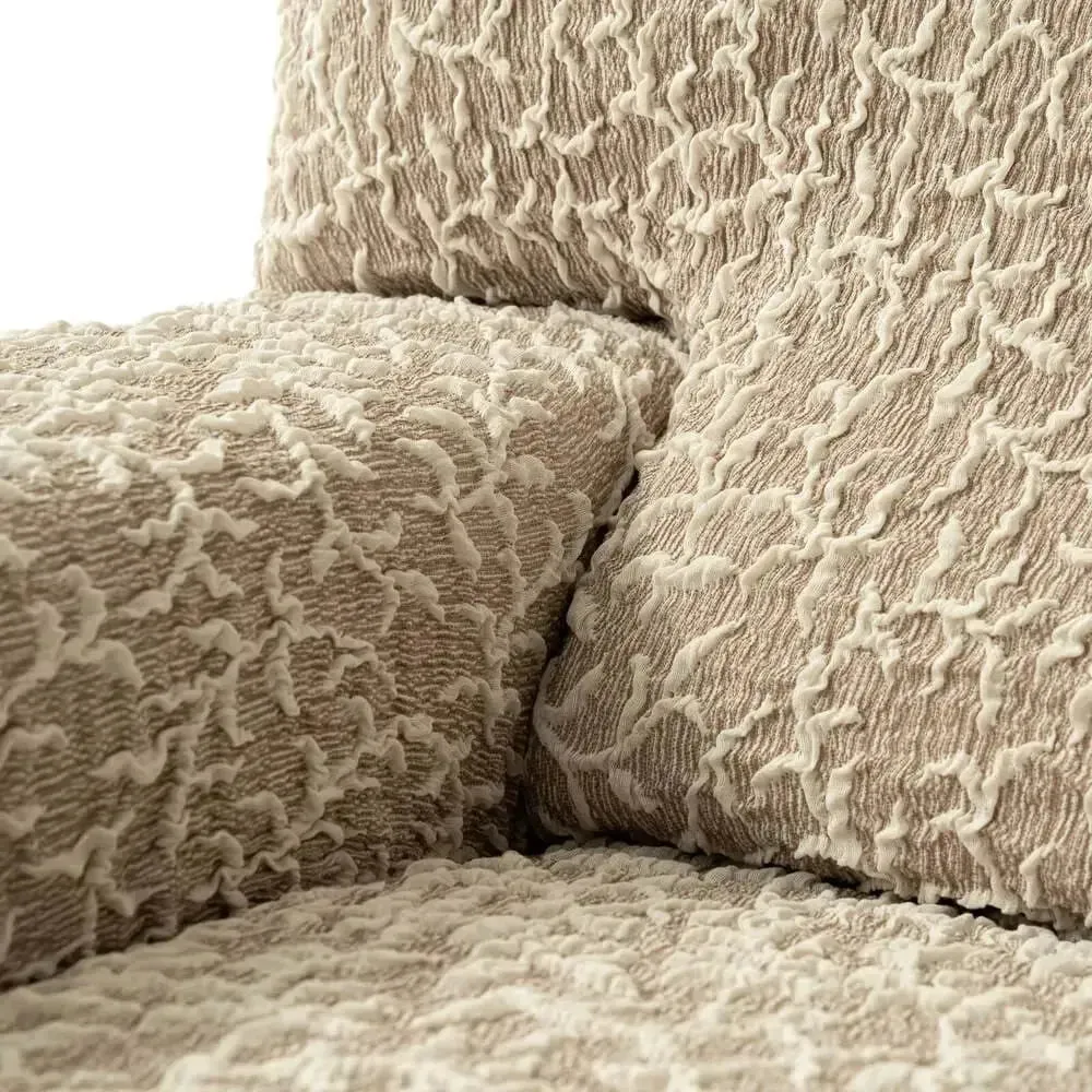 Chaise Lounge Slipcover, Jacquard 3D Collection