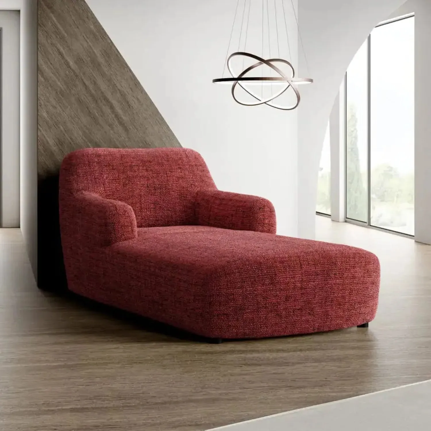 Chaise Lounge Slipcover, Microfibra Printed Collection