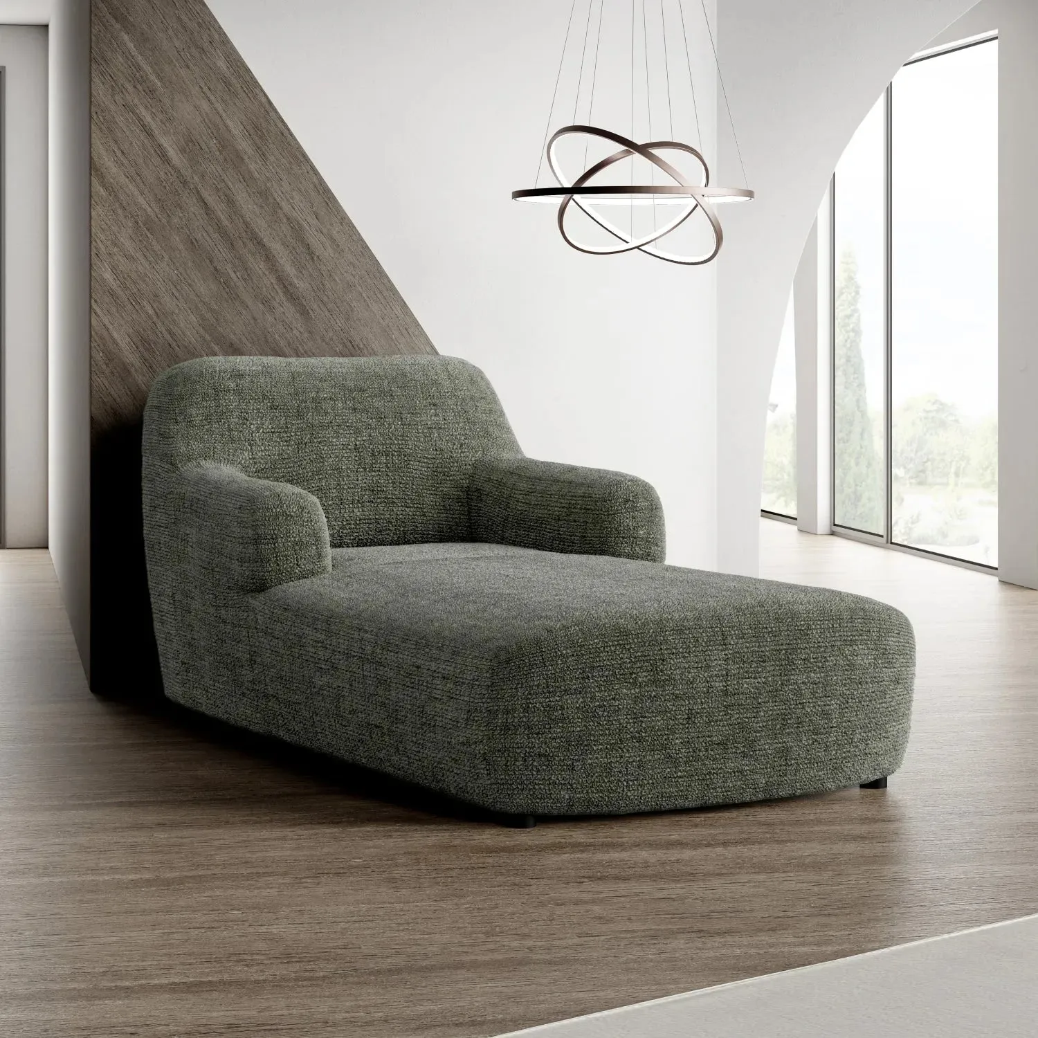 Chaise Lounge Slipcover, Microfibra Printed Collection