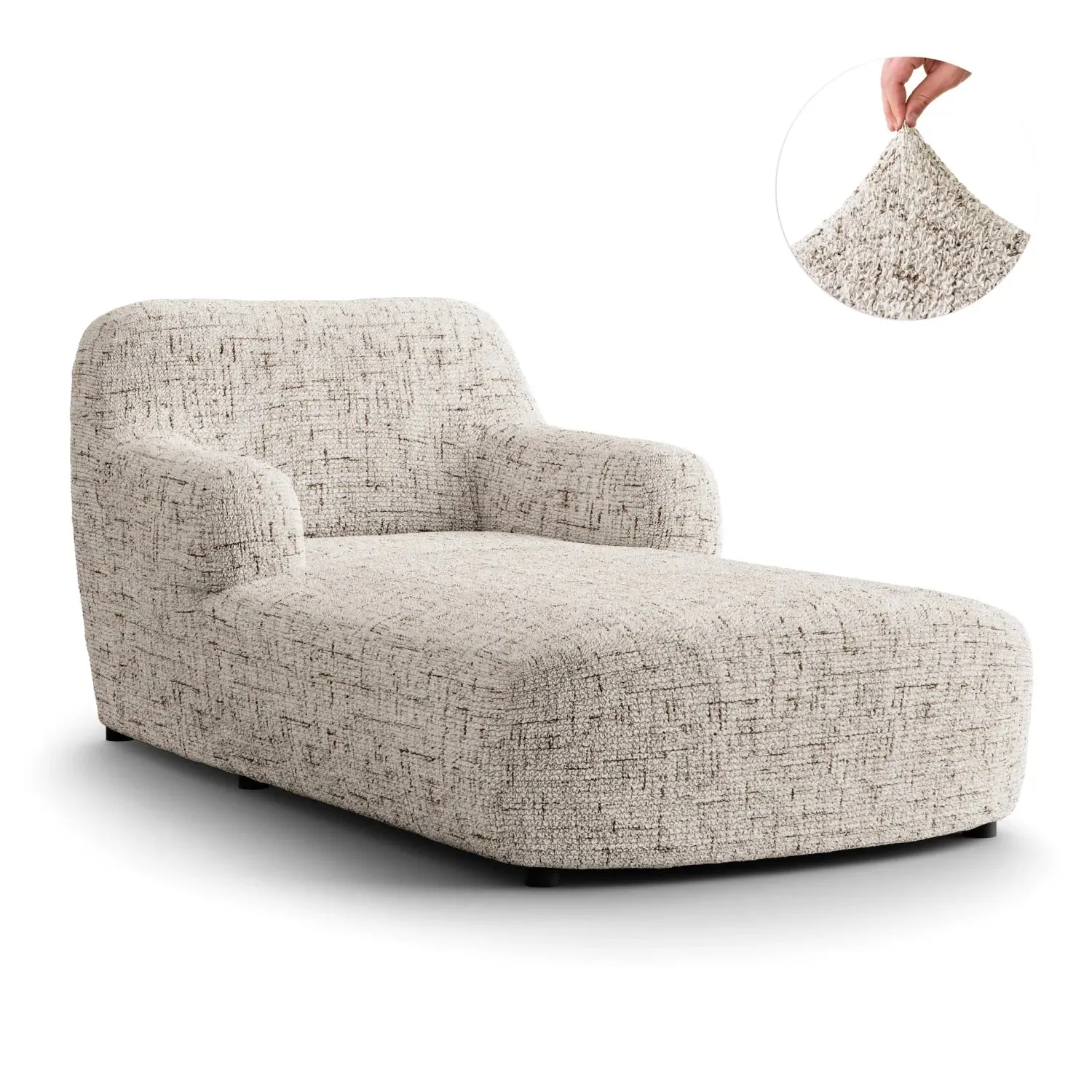 Chaise Lounge Slipcover, Microfibra Printed Collection
