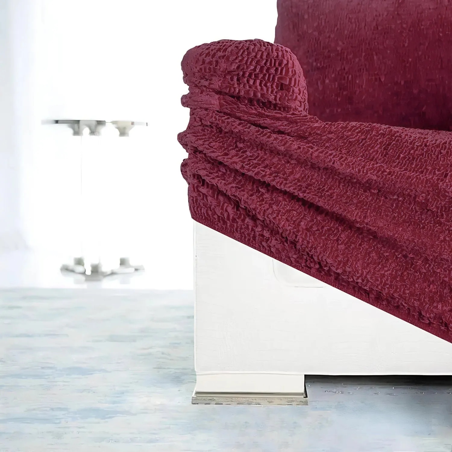 Chaise Lounge Slipcover, Velvet Collection