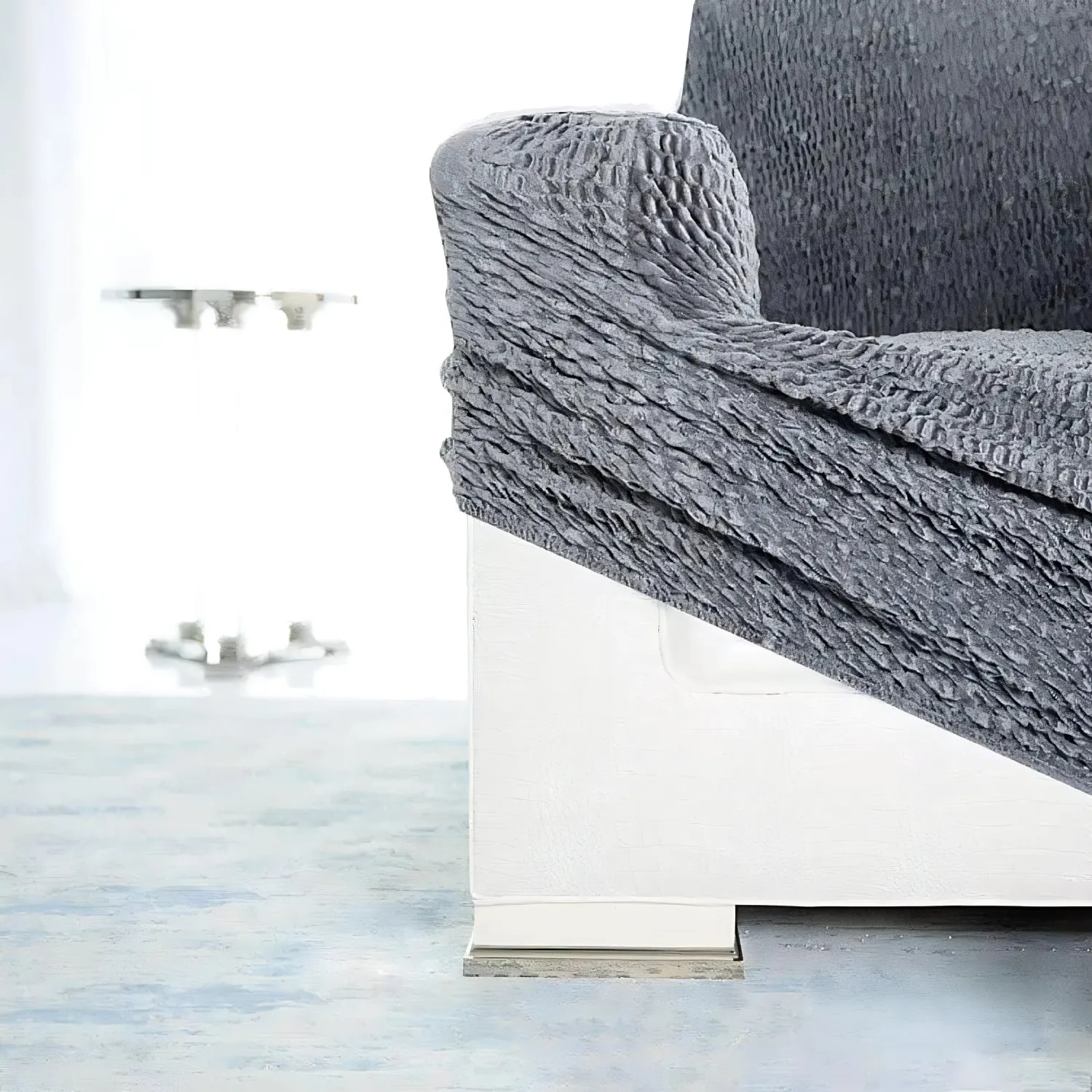 Chaise Lounge Slipcover, Velvet Collection