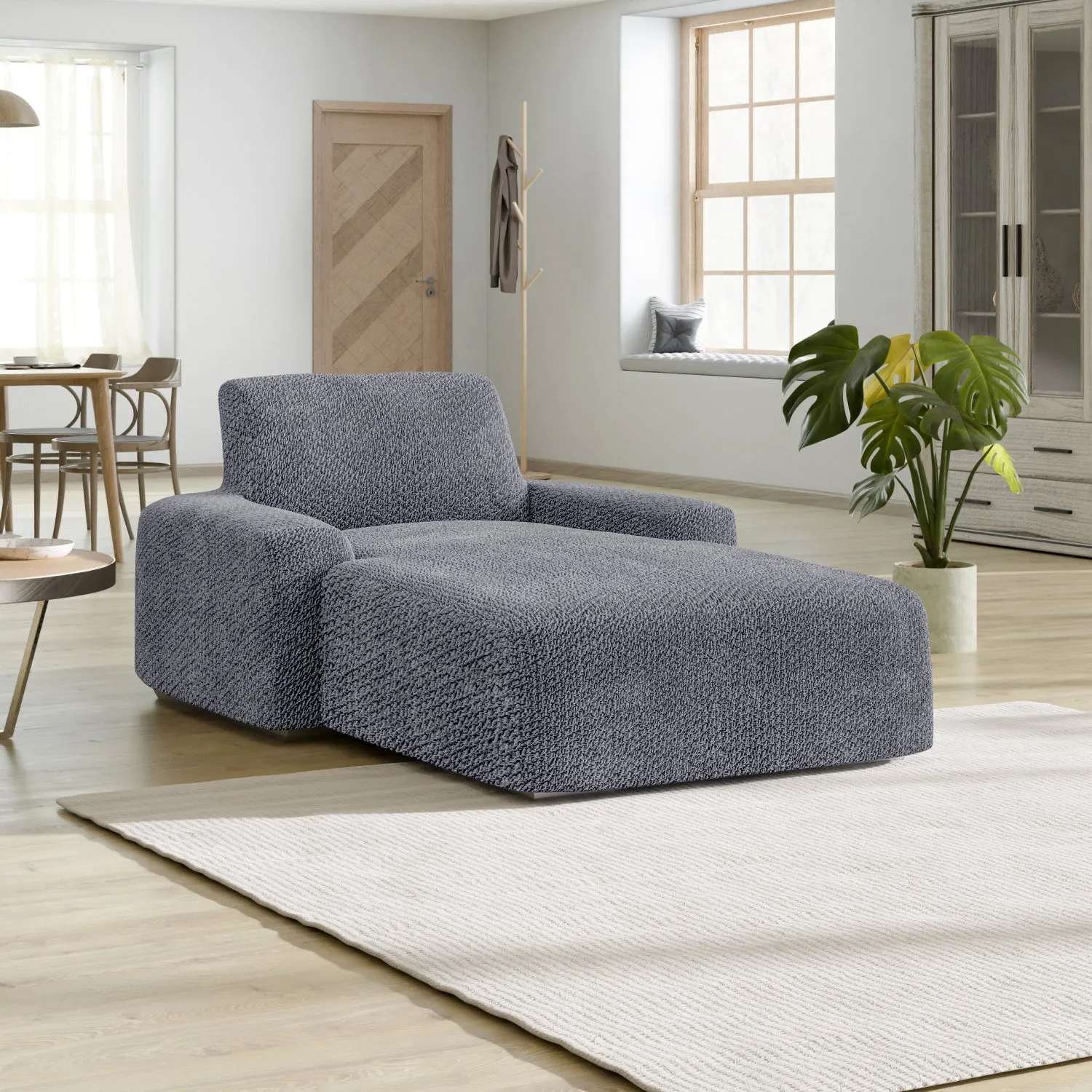 Chaise Lounge Slipcover, Velvet Collection