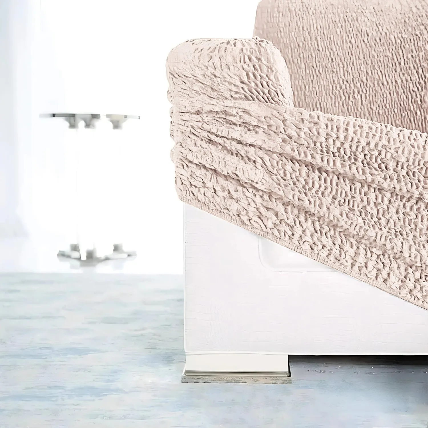 Chaise Lounge Slipcover, Velvet Collection