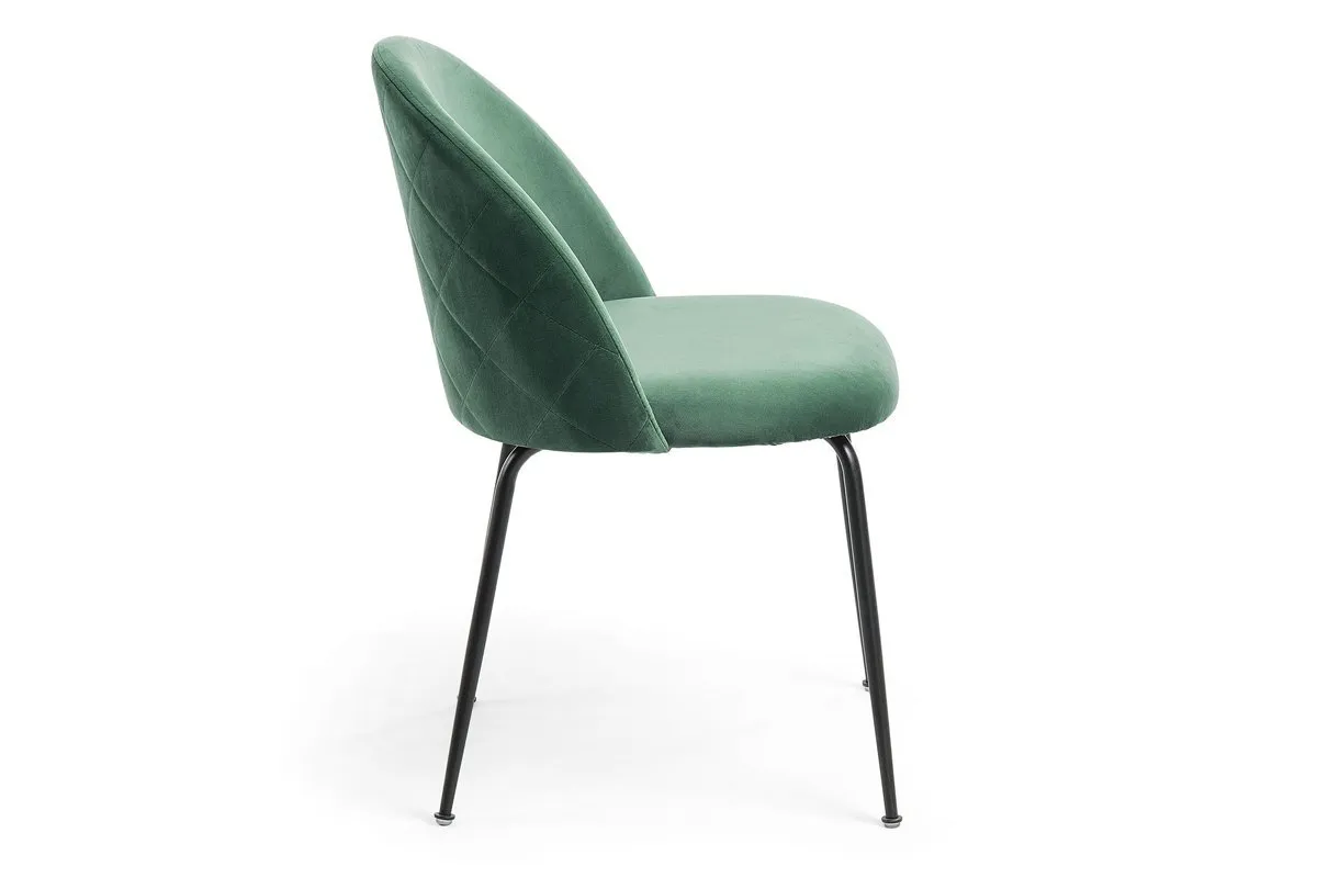 Como Mystere Luxury Dining or Breakout Chair - Black Base