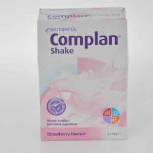 Complan Shake Strawberry Flavour 4 x 57g Sachets (A)