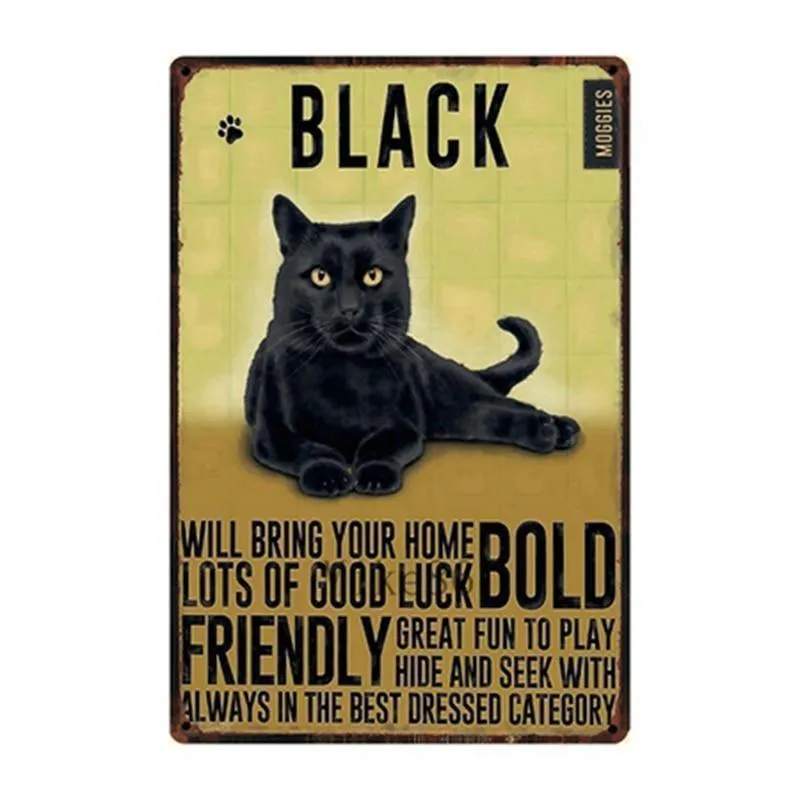 Cutie Catz Vintage Style Cat Poster