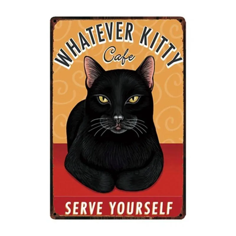 Cutie Catz Vintage Style Cat Poster