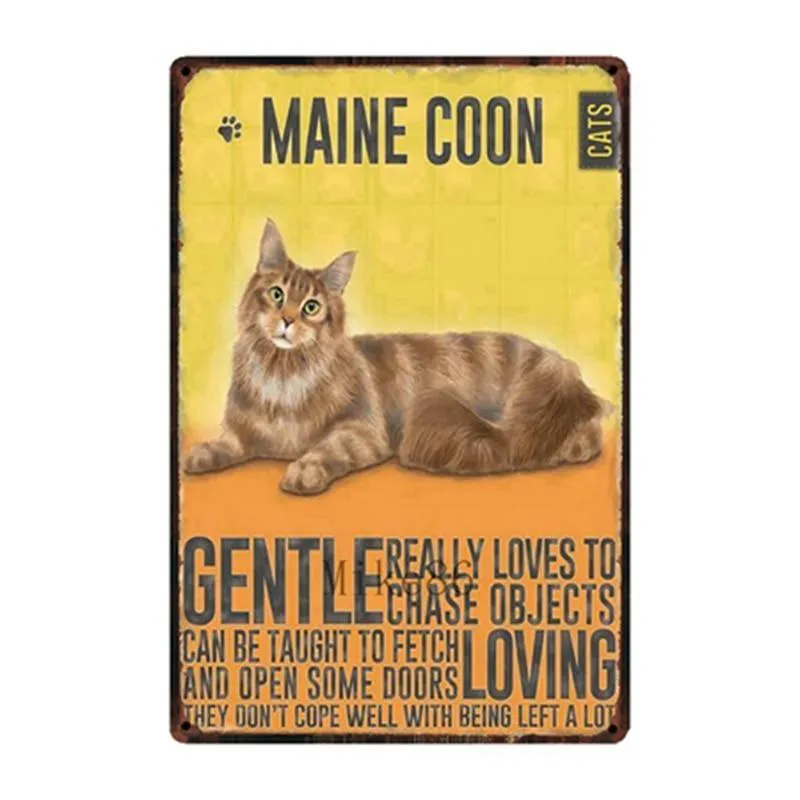Cutie Catz Vintage Style Cat Poster