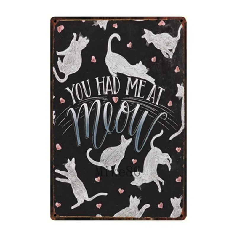 Cutie Catz Vintage Style Cat Poster