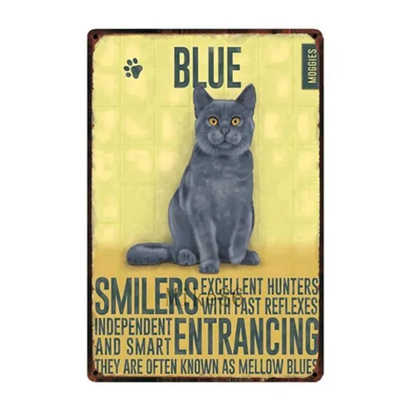 Cutie Catz Vintage Style Cat Poster