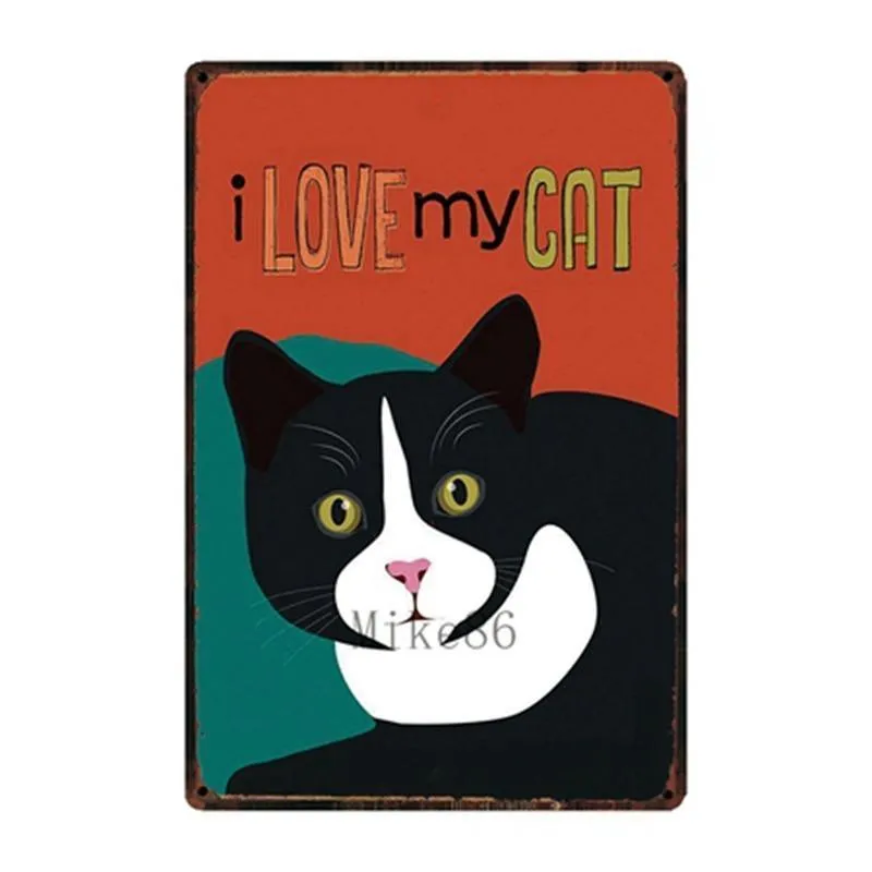 Cutie Catz Vintage Style Cat Poster