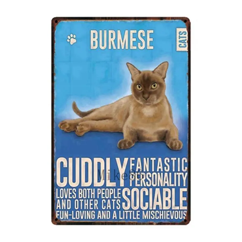 Cutie Catz Vintage Style Cat Poster