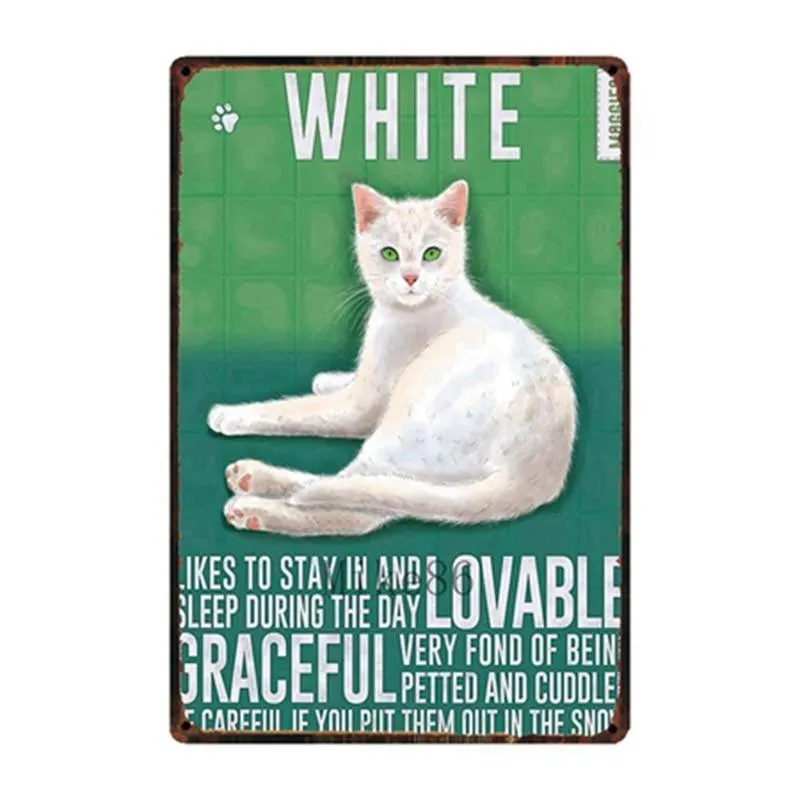 Cutie Catz Vintage Style Cat Poster