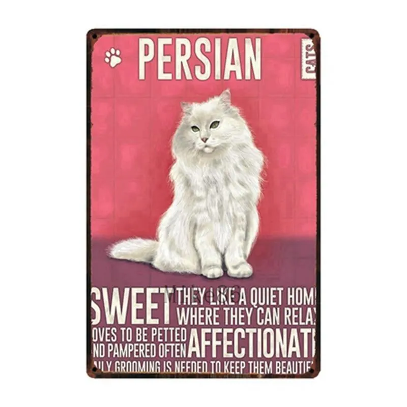 Cutie Catz Vintage Style Cat Poster