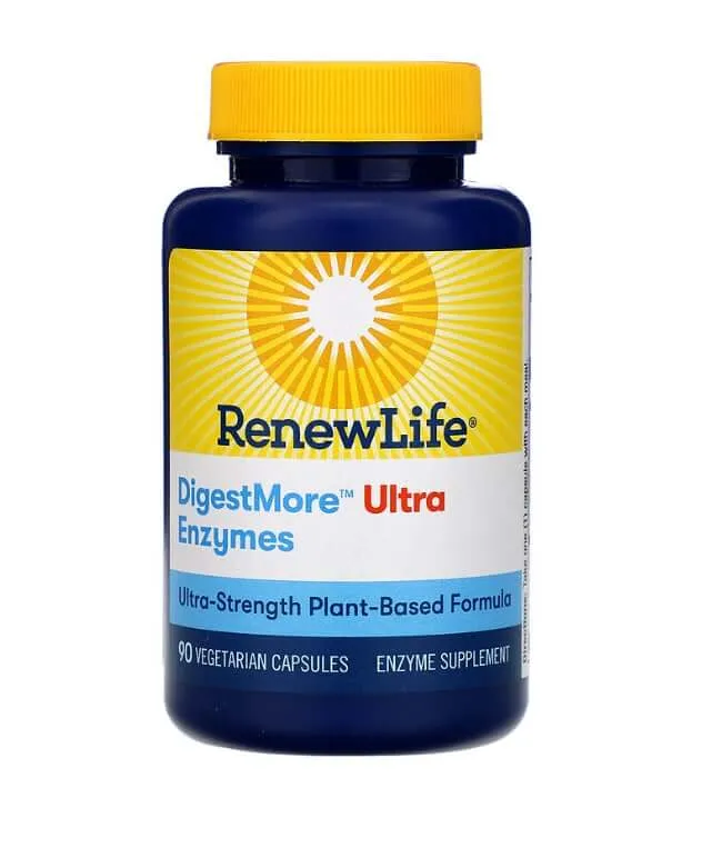 Daily Probiotic, 90 Capsules, DigestMore Ultra Enzymes, Renew Life
