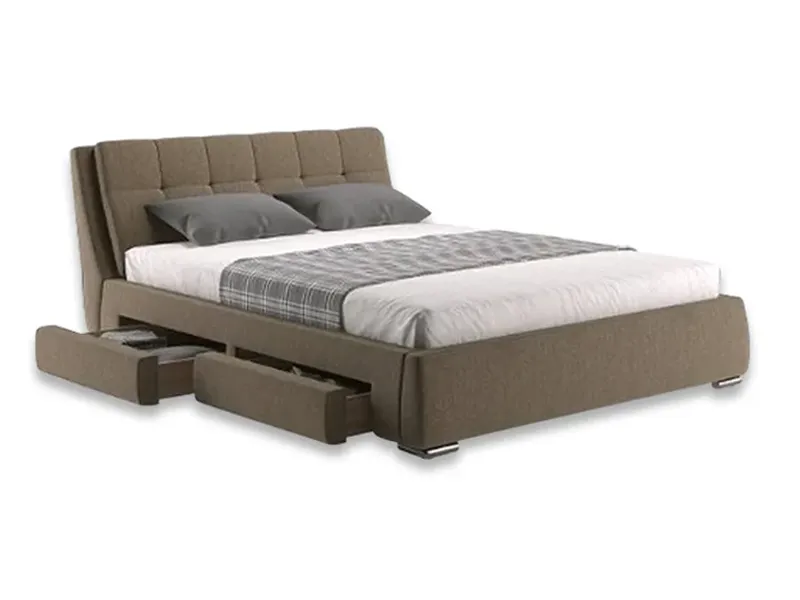 Edler Upholstered Double Bed