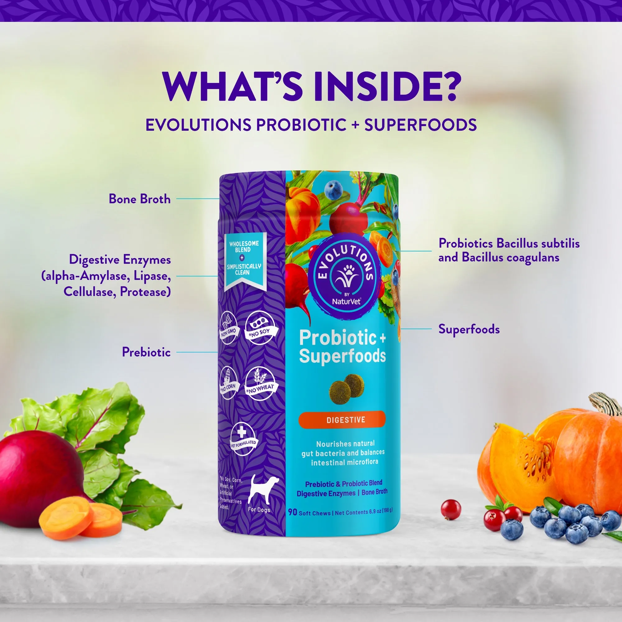 Evolutions - Probiotic   Superfoods Soft Chews
