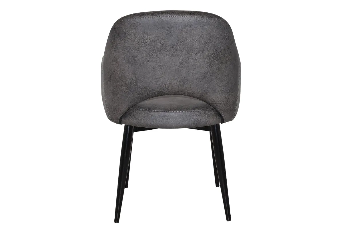EZ Hospitality Cairo Indoor Armchair Metal Base - Black 4 Leg