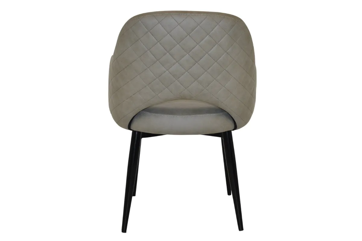 EZ Hospitality Cairo Indoor Armchair Metal Base - Black 4 Leg
