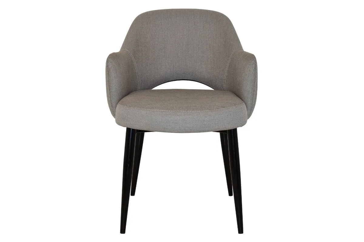 EZ Hospitality Cairo Indoor Armchair Metal Base - Black 4 Leg