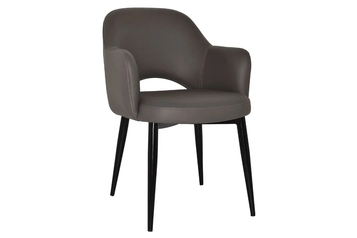 EZ Hospitality Cairo Indoor Armchair Metal Base - Black 4 Leg