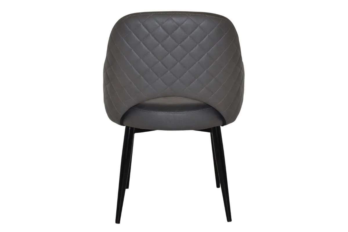 EZ Hospitality Cairo Indoor Armchair Metal Base - Black 4 Leg