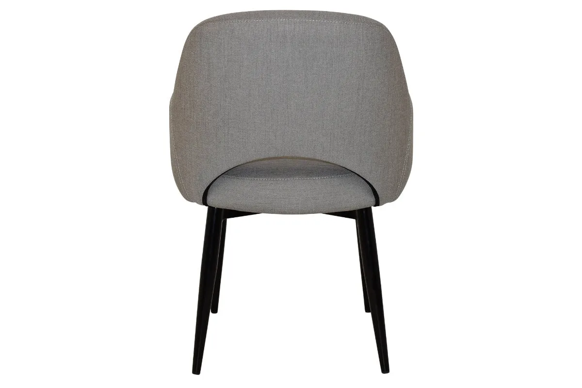 EZ Hospitality Cairo Indoor Armchair Metal Base - Black 4 Leg