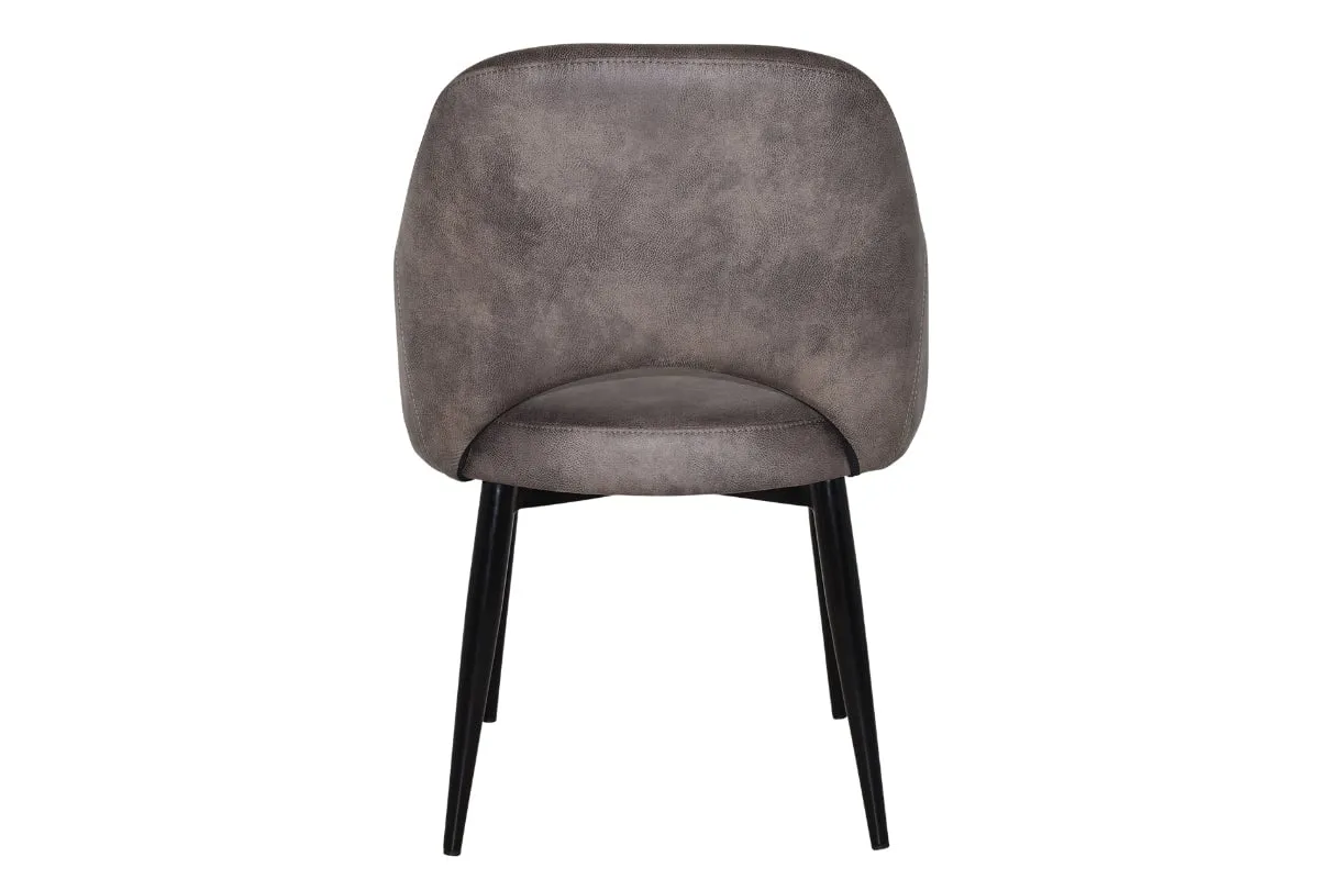 EZ Hospitality Cairo Indoor Armchair Metal Base - Black 4 Leg