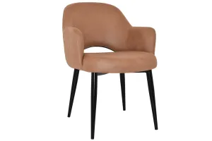 EZ Hospitality Cairo Indoor Armchair Metal Base - Black 4 Leg