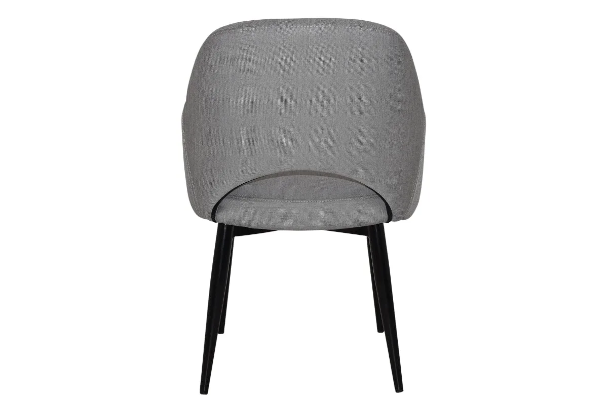 EZ Hospitality Cairo Indoor Armchair Metal Base - Black 4 Leg