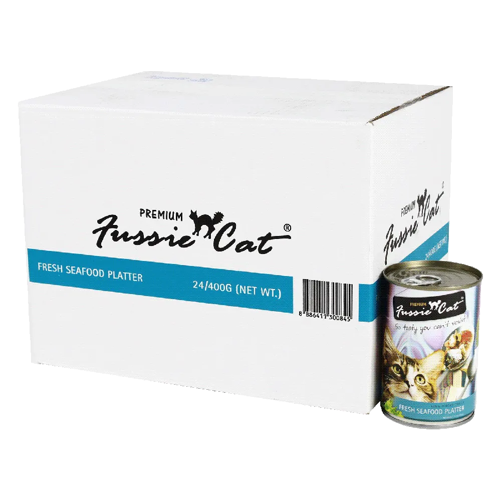 Fussie Cat Fresh Seafood Platter 400g