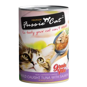 Fussie Cat Wild Caught Tuna with Salmon 400g