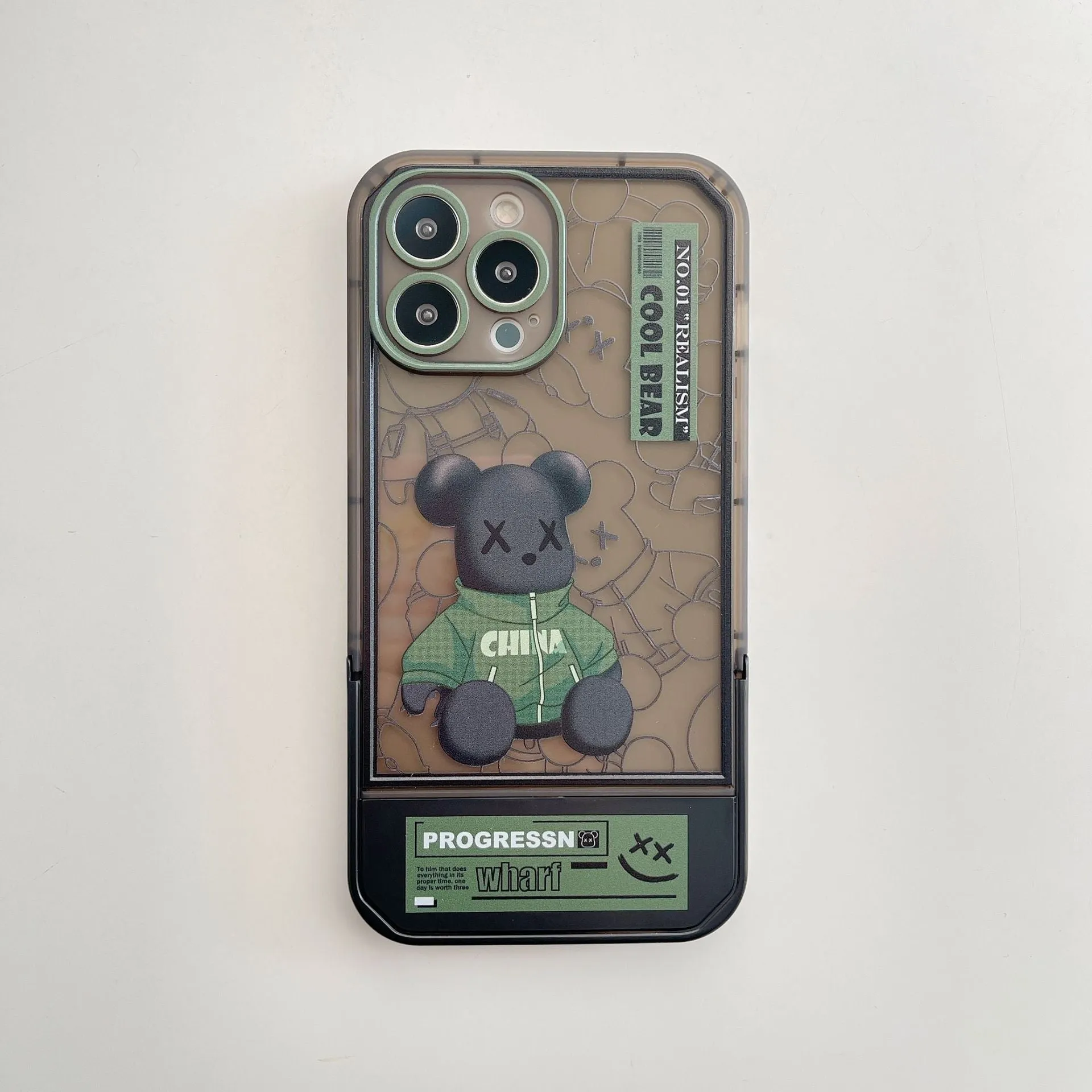Invisible support | Brown Bearbrick Push-up With Monogram