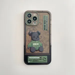 Invisible support | Brown Bearbrick Push-up With Monogram