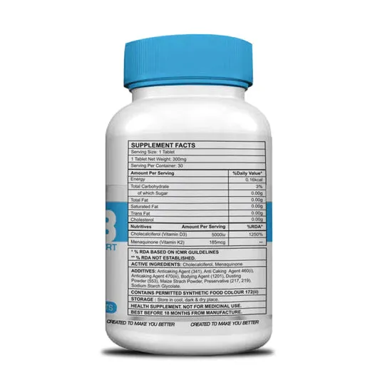 K2 D3 Multivitamins (Bone And Cardiovascular Support)