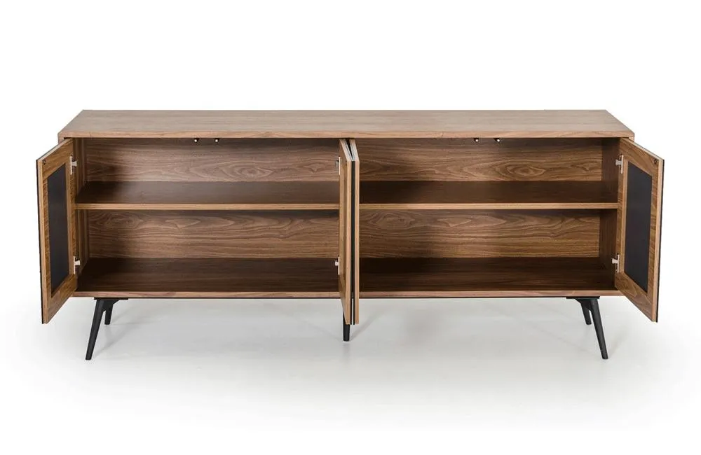 Kennedy Modern Walnut Buffet