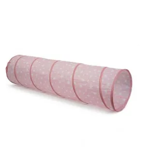 Kids Concept Play Tunnel in Star Pink