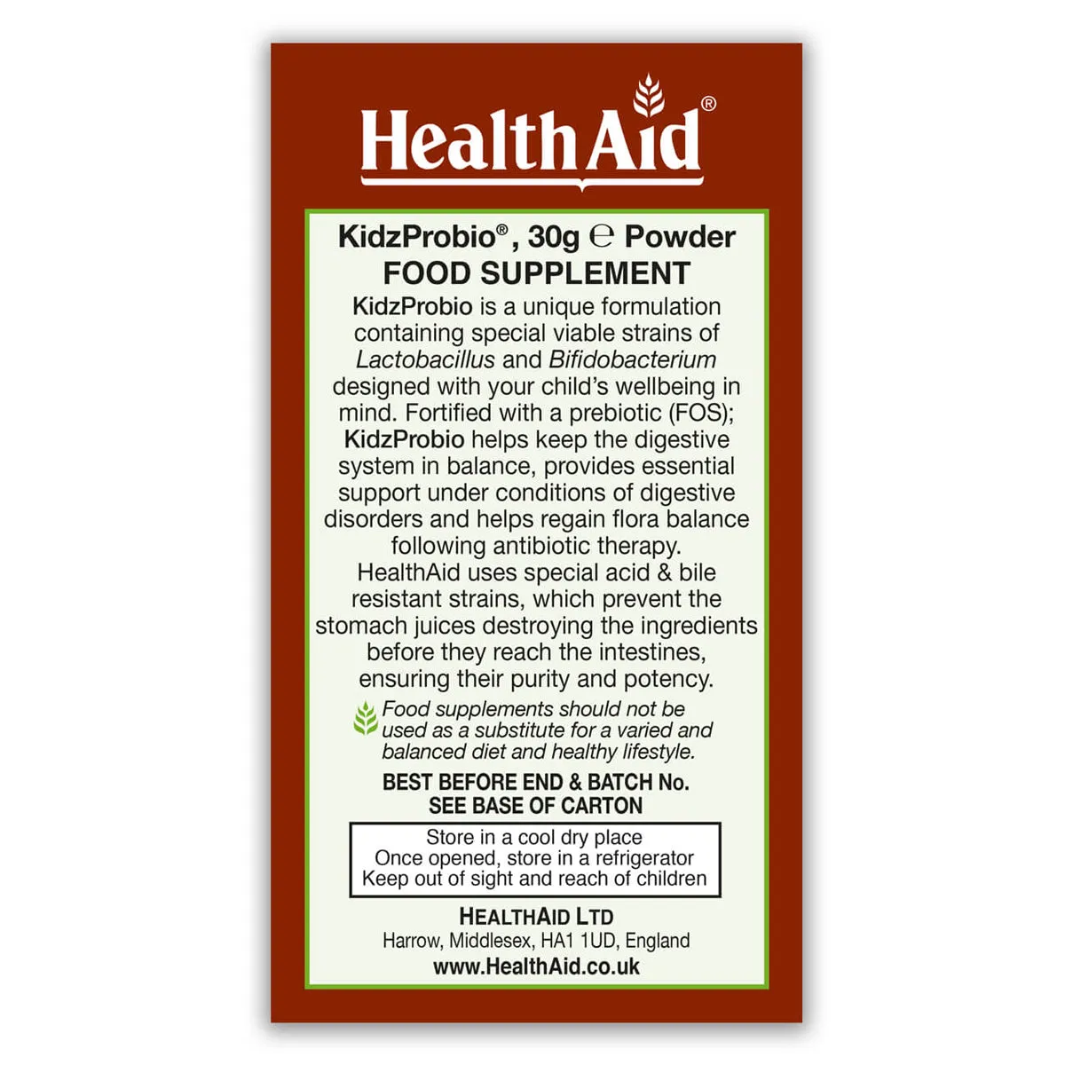 KidzProbio (5 billion) 30g Powder